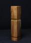 Preview: Pfeffermühle Holz Handarbeit Walnuss Gold Urig Rinde - CP1801452