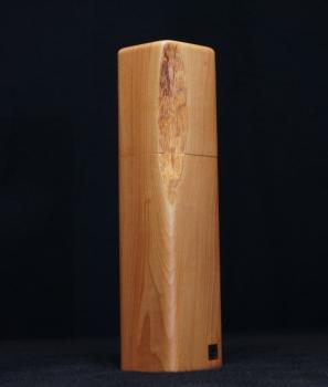 Pfeffermühle Holz Handarbeit Rinde Urig Apfel - CP1801378