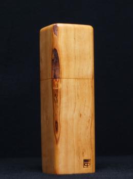 Pfeffermühle Holz Handarbeit Rinde Urig Apfel - CP1801380