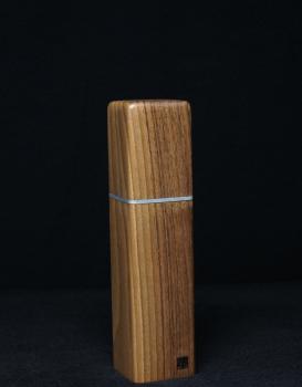 Pfeffermühle Holz Handarbeit Rinde Urig Walnuss - CP1801426