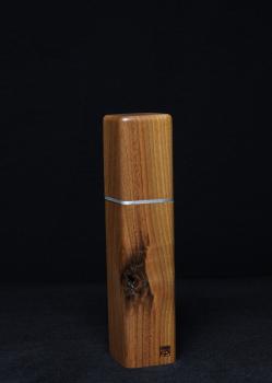 Pfeffermühle Holz Handarbeit Rinde Urig Walnuss - CP1801428