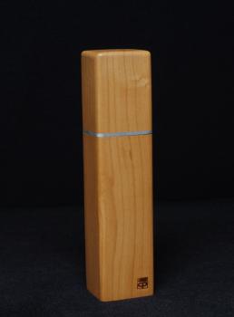 Pfeffermühle Holz Handarbeit Rinde Urig Apfel - CP1801439