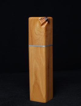 Pfeffermühle Holz Handarbeit Rinde Urig Apfel - CP1801440