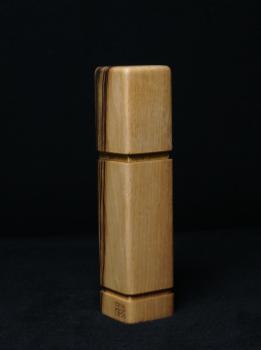 Preview: Pfeffermühle Holz Handarbeit Walnuss Urig Rinde - CP1801444