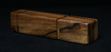 Pfeffermühle Holz Handarbeit Walnuss Urig Rinde - CP1801444