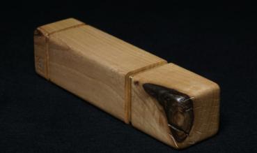 Preview: Pfeffermühle Holz Handarbeit Walnuss Urig Rinde - CP1801445