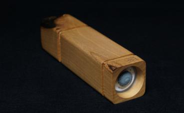 Pfeffermühle Holz Handarbeit Walnuss Urig Rinde - CP1801445