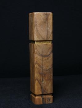 Pfeffermühle Holz Handarbeit Walnuss Gold Urig Rinde - CP1801451