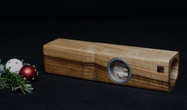 Preview: Pfeffermühle Holz Handarbeit Weihnachten Walnuss - CP1801457