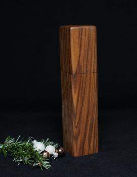 Preview: Pfeffermühle Holz Handarbeit Weihnachten Walnuss - CP1801458