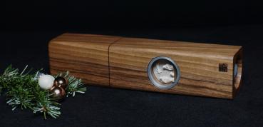 Preview: Pfeffermühle Holz Handarbeit Weihnachten Walnuss - CP1801458