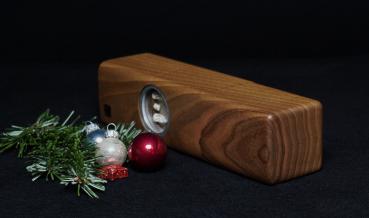 Pfeffermühle Holz Handarbeit Weihnachten Walnuss - CP1801459