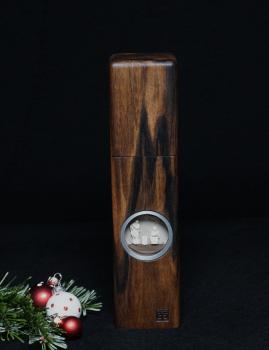 Pfeffermühle Holz Handarbeit Weihnachten Walnuss - CP1801460