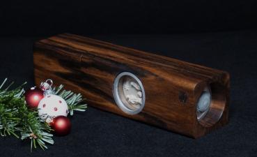 Preview: Pfeffermühle Holz Handarbeit Weihnachten Walnuss - CP1801460