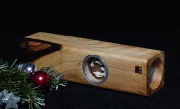 Preview: Pfeffermühle Holz Handarbeit Weihnachten Walnuss - CP1801462
