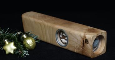 Preview: Pfeffermühle Holz Handarbeit Weihnachten Walnuss - CP1801464