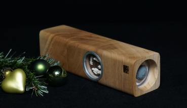 Preview: Pfeffermühle Holz Handarbeit Weihnachten Walnuss - CP1801465