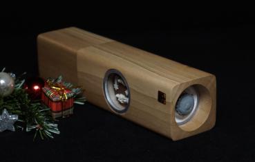 Preview: Pfeffermühle Holz Handarbeit Weihnachten Walnuss - CP1801466