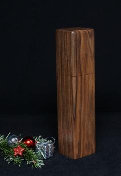 Preview: Pfeffermühle Holz Handarbeit Weihnachten Walnuss - CP1801467