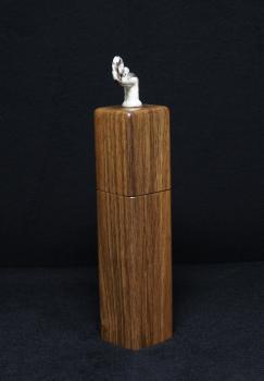 Preview: Pfeffermühle Holz Handarbeit Urig Handgefertigt Walnuss - CP1801475