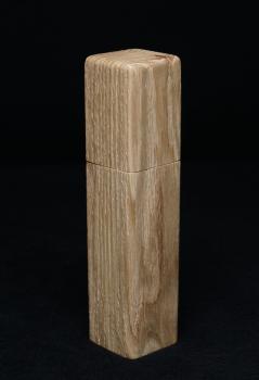 Preview: Pfeffermühle Holz Handarbeit Rinde Urig Walnuss - CP1801490