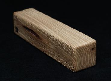 Preview: Pfeffermühle Holz Handarbeit Rinde Urig Walnuss - CP1801490