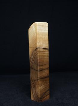 Preview: Pfeffermühle Holz Handarbeit Groß Rinde Walnuss - CP1801493