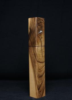 Preview: Pfeffermühle Holz Handarbeit Groß Rinde Walnuss - CP1801503