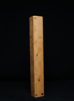 Pfeffermühle Holz Handarbeit Rinde Urig Groß Apfel - CP1801505