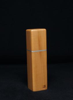 Pfeffermühle Holz Handarbeit Rinde Urig Apfel - CP1801507