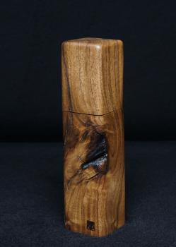 Pfeffermühle Holz Handarbeit Rinde Urig Walnuss - CP1801514