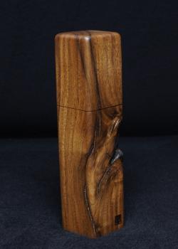 Preview: Pfeffermühle Holz Handarbeit Rinde Urig Walnuss - CP1801514