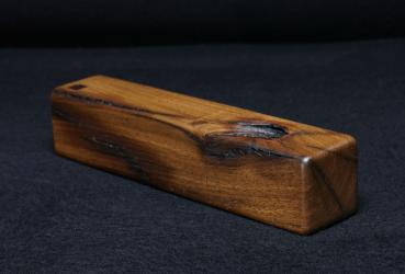 Preview: Pfeffermühle Holz Handarbeit Rinde Urig Walnuss - CP1801516