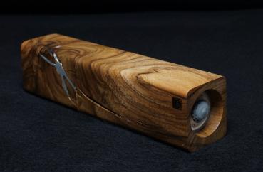 Pfeffermühle Holz Handarbeit Rinde Urig Walnuss - CP1801517