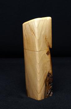 Preview: Pfeffermühle Holz Handarbeit Rinde Urig Walnuss - CP1801518