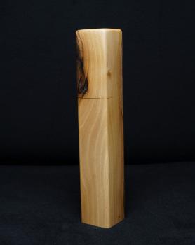 Preview: Pfeffermühle Holz Handarbeit Rinde Urig Walnuss - CP1801519