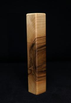 Preview: Pfeffermühle Holz Handarbeit Rinde Urig Walnuss - CP1801521