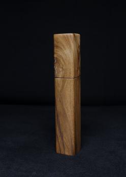 Preview: Pfeffermühle Holz Handarbeit Rinde Urig Walnuss - CP1801523