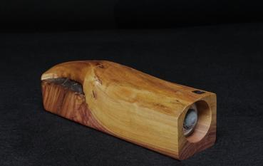 Pfeffermühle Holz Handarbeit Rinde Urig Zwetschge - CP1801531