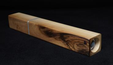 Preview: Pfeffermühle Holz Handarbeit Rinde Urig Walnuss - CP1801538