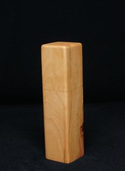 Preview: Pfeffermühle Holz Handarbeit Rinde Urig Apfel - CP1801544