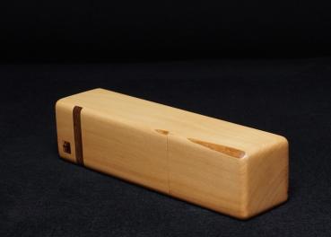 Preview: Pfeffermühle Holz Handarbeit Rinde Urig Apfel - CP1801546