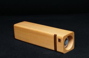 Pfeffermühle Holz Handarbeit Rinde Urig Apfel - CP1801546