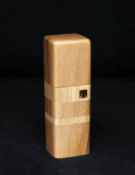 Preview: Pfeffermühle Holz Handarbeit Klein Urig Patchwork - CP1801548