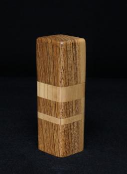 Preview: Pfeffermühle Holz Handarbeit Klein Urig Patchwork - CP1801548