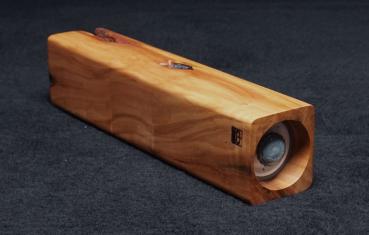 Pfeffermühle Holz Handarbeit Rinde Urig Apfel - CP1801571