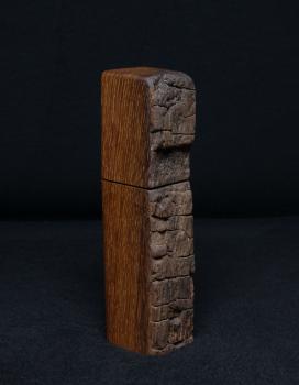 Preview: Pfeffermühle Holz Handarbeit Urig Eiche Antik - CP1590/49