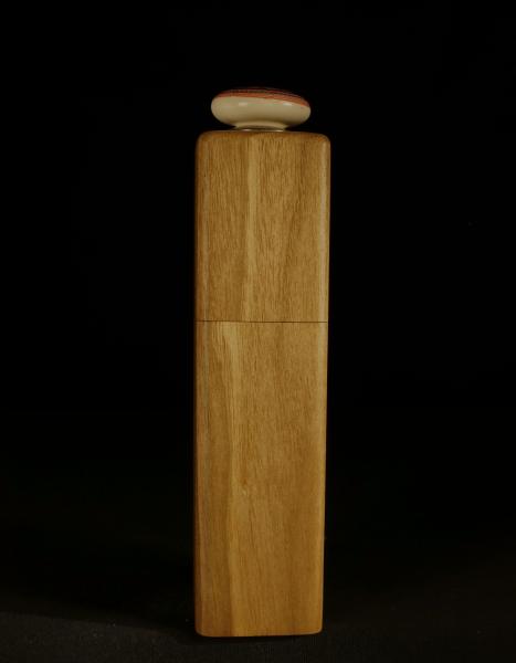 Pfeffermühle Holz Handarbeit Walnuss Urig Rinde - CP1801300