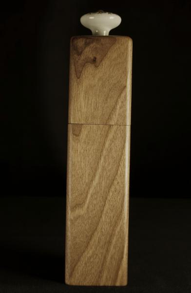 Pfeffermühle Holz Handarbeit Walnuss Urig Rinde - CP1801304