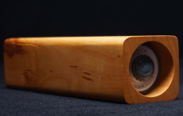 Pfeffermühle Holz Handarbeit Rinde Urig Apfel - CP1801377
